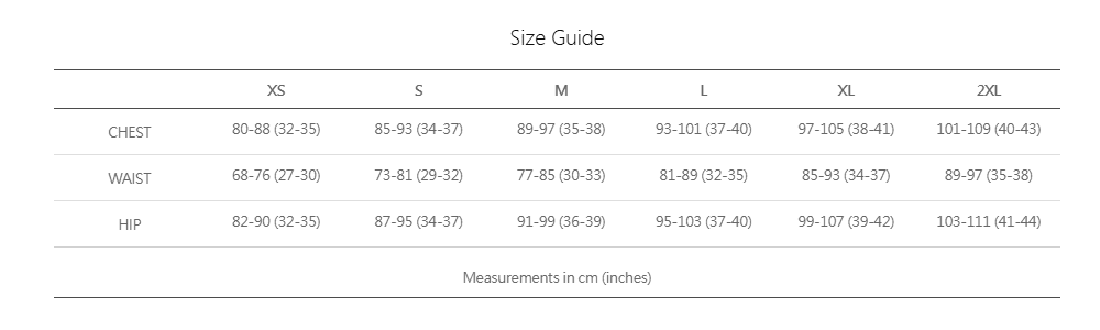 Size Guide